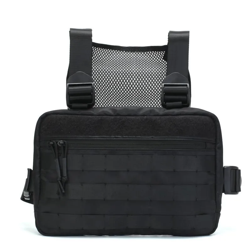 Designer-2019 Alyx Chest Rig Borsa in nylon di marca di lusso impermeabile Marsupio Hip Hop Chest Rig Streetwear unisex Kanye West Marsupio248u