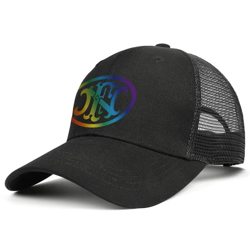 FNH USA FN HERSTAL LOGO MENS OCH KVINNOR Justerbar Trucker Meshcap Designer Mittade Team Classic Baseballhats Gay Pride Rainbow FN3040