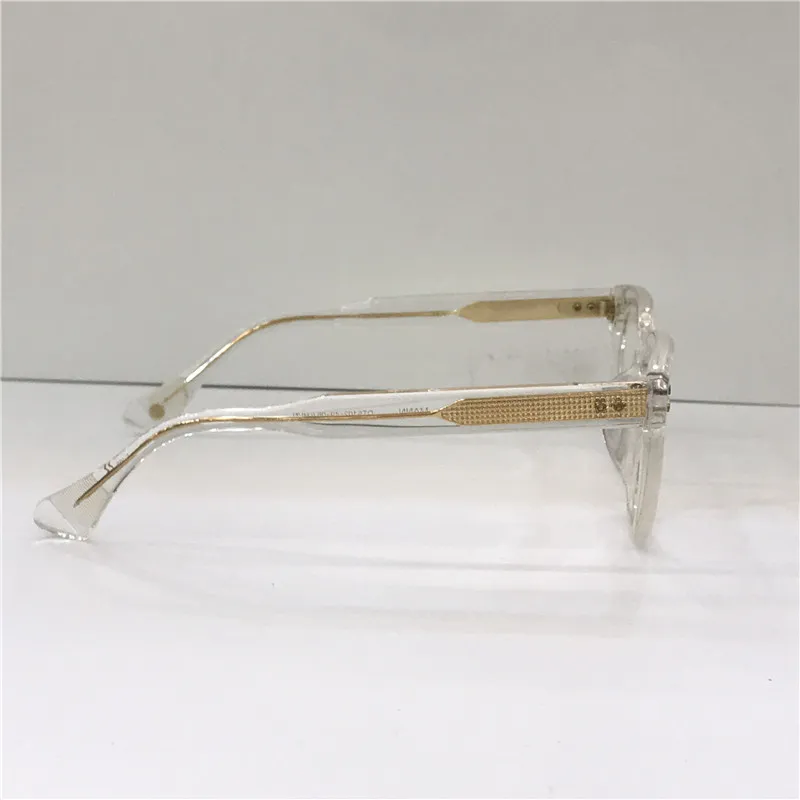 Modedesigner Optiska glasögon Mann Square Frame Retro Simple Popular Style Transparent Eyewear Top Quality Clear Lenses With CA302D