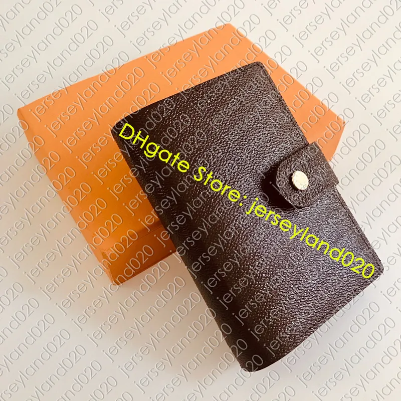 R20100 stort skrivbordsmedium Small Ring Agenda Cover Card Holder Designer Memo Planners Notebook Diary Protective Case Nyckelmynt Passpo237Z