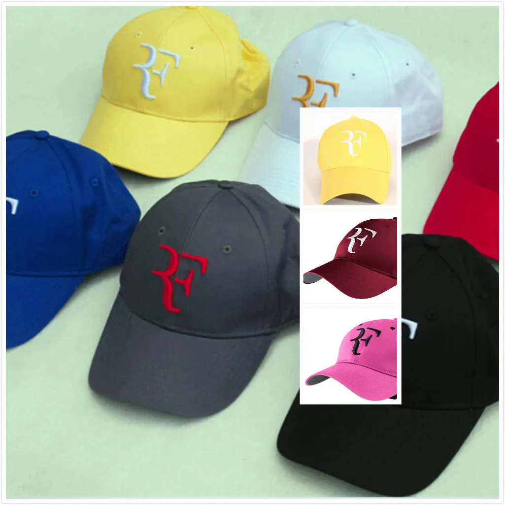 Baseball Caps Tennis Cap Roger Federer Tennis Hats Wimbledon RF Tennis Hat Baseball Cap258i