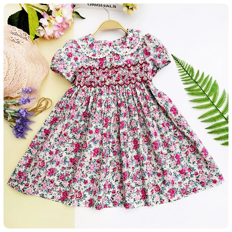 Primavera Verano 2019 Ni as Smocking Vestidos Bordados Estampados