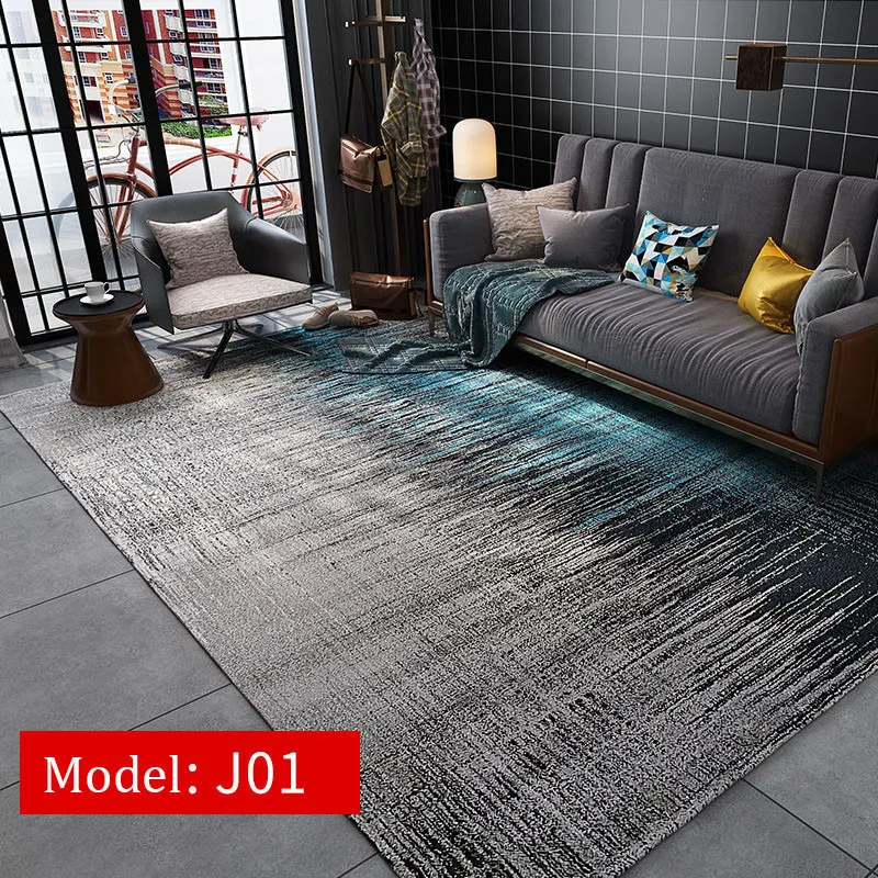 RFWCAK tapis de peinture à l'encre abstraite nordique | Grand tapis antidérapant pour salon chambre à coucher, tapis de sol, tapis de cuisine, Rugs3054