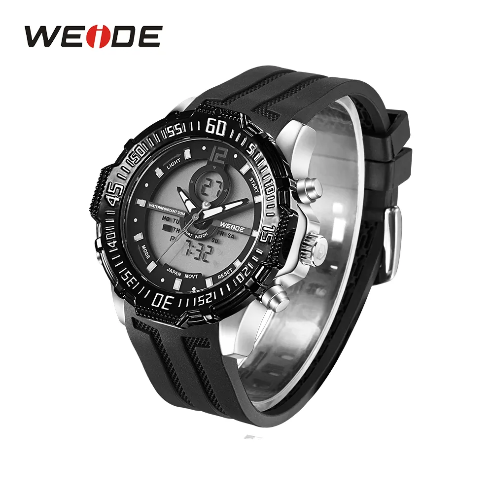 WEIDE Mode Mannen Sport Horloges Analoog Digitaal Horloge Militaire Quartz Horloge Relogio Masculino Horloge kopen een krijgen een 298Z