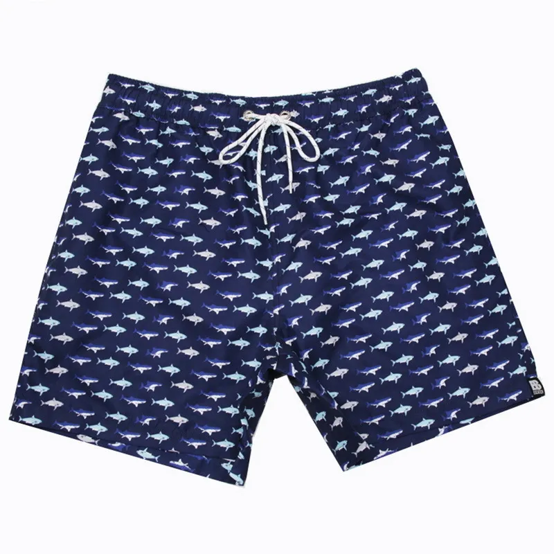 Calofe masculino secagem rápida natação praia curto shorts de banho masculino natação com bolso wear surf briefs board shorts c1901460218