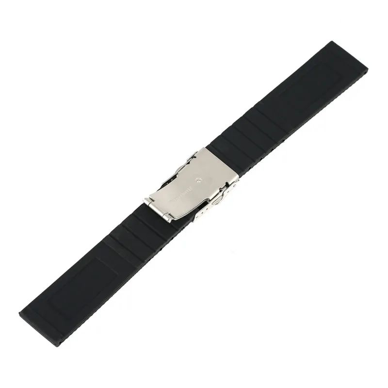 18202224mm noir bleu étanche bande de silicone en caoutchouc montres bracelet plongeur remplacement bracelet ceinture barres à ressort extrémité droite33288732152