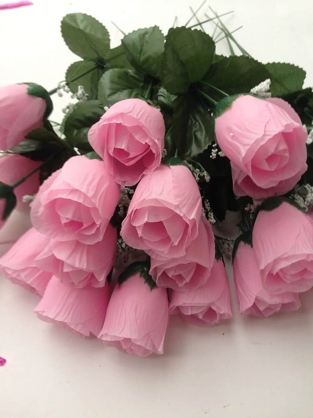 4 цвета красивые искусственные розовые цветы украшения дома поставляет праздничные вечеринки День святого Валентина поддельные цветочные подарки