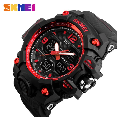 SKMEI Top Luxe Leger Camo Sport Horloges Mannen Quartz Digitale Waterdichte Sport Horloge Mannelijke relogios masculino Watch324t