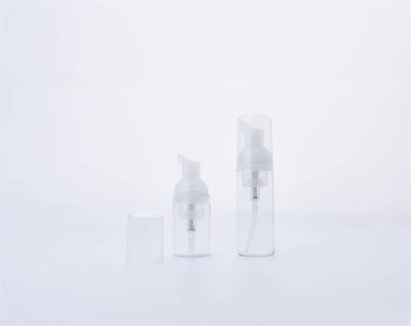 30ml 60ml Plastic Soap Dispenser Bottle Clear White Foam Pump Bottle Soap Mousses Liquid Dispenser Foaming Bottle