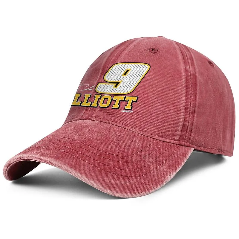 Şık Chase Elliott İlk Seçme Unisex denim beyzbol şapkası Golf En İyi Şapkalar 2018 En Popüler Sürücü NASCAR 9 2019 IC USA 2-Spot #99694654