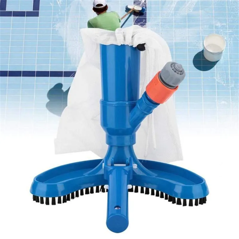 mini jato piscina aspirador de pó portátil primavera spa fishpond aquário escova pulverizador limpeza tools252k
