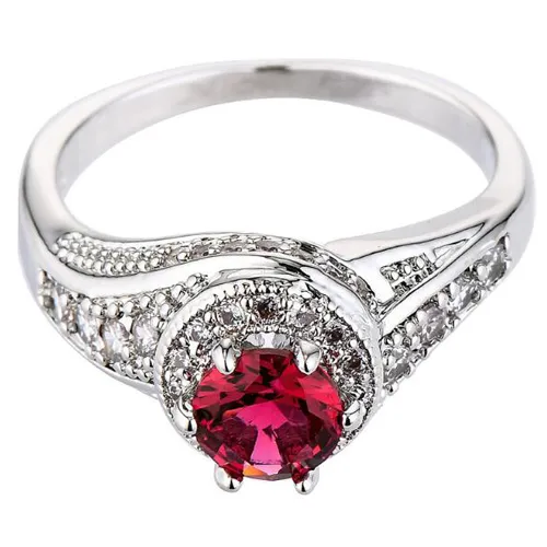 10 pezzi Luckyshiine argento 925 donna cristallo zircone anelli di nozze unico vintage regalo di festa anello gioielli NEW223L