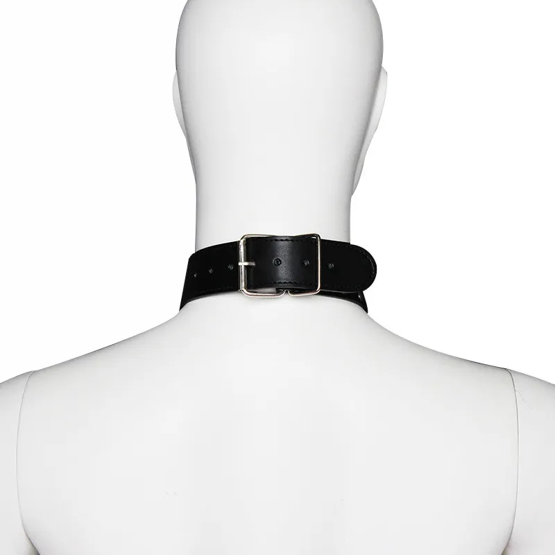 Leather Rivets Adult Slave Collar Leash Bondage Sex Neck Ring for Women Men Adults Game Toys Novelty Sex Products for SM Games02