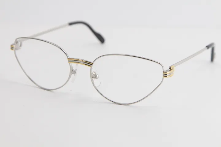 Высококачественные золотые оптические очки, мужские большие квадратные очки, женские дизайнерские классические очки с коробкой1947