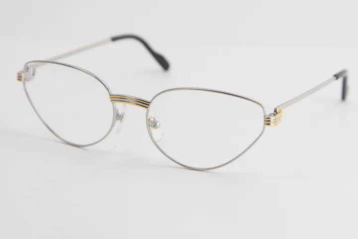 Hohe Qualität Gold optische Brillen Herren große quadratische Brillen Damen Design klassische Modell Brille mit Box288g