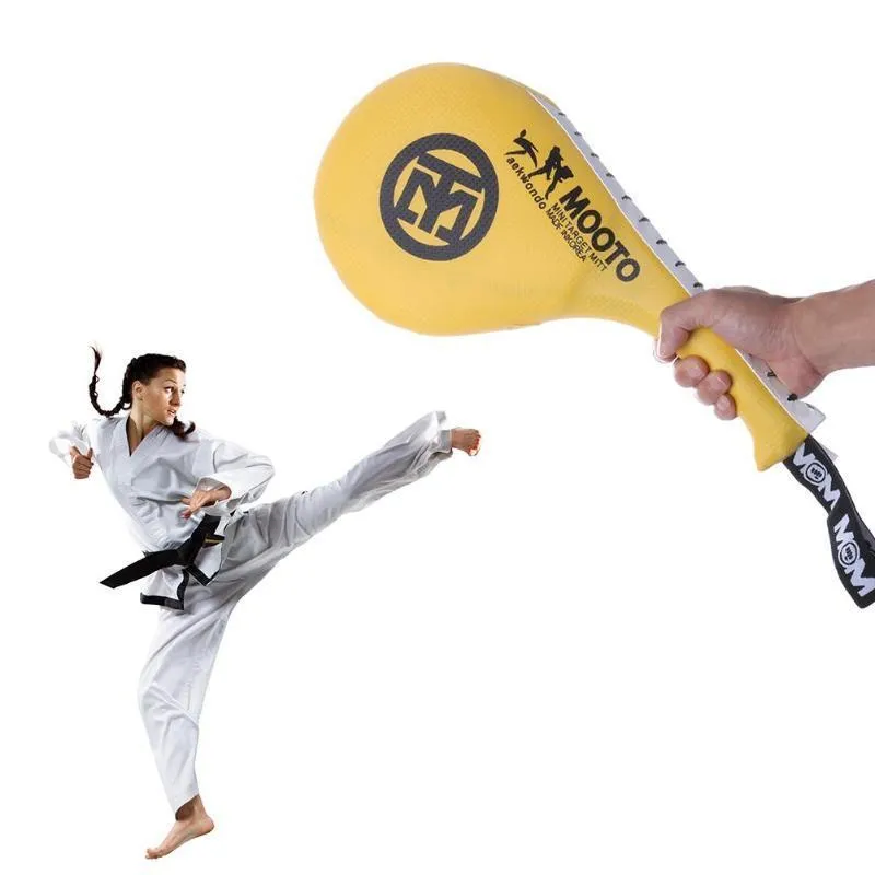 Cuscinetti da allenamento boxe Bambini Adulti Taekwondo Pu Rebound Sponge Doppio Kick Pad Target Tae Kwondo Karate Kickboxing Training Fitness6014714