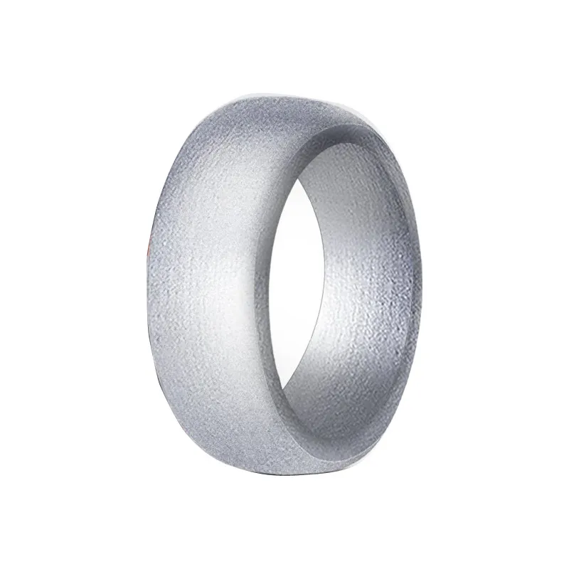 8 7mm de largura 10 cores Silicone Ring Conjunto de silicone Anéis de personalidade masculinos Acessórios Bandos de casamento atletas ativos com3334q