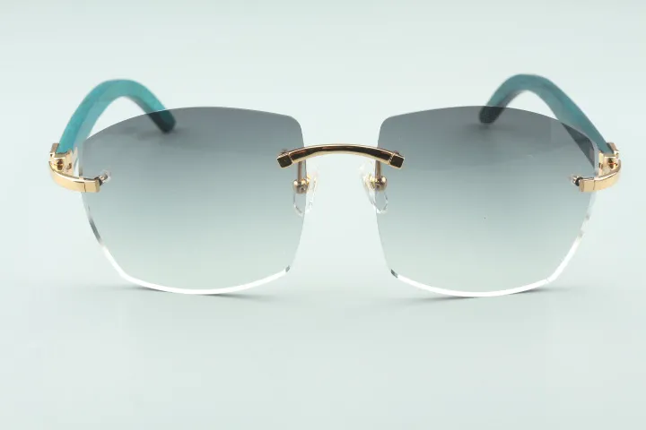 New Sunglasses A4189706-1 순수한 천연 푸른 나무 사원 공장 직접 최고 품질 패션 유니esx 유리 2282