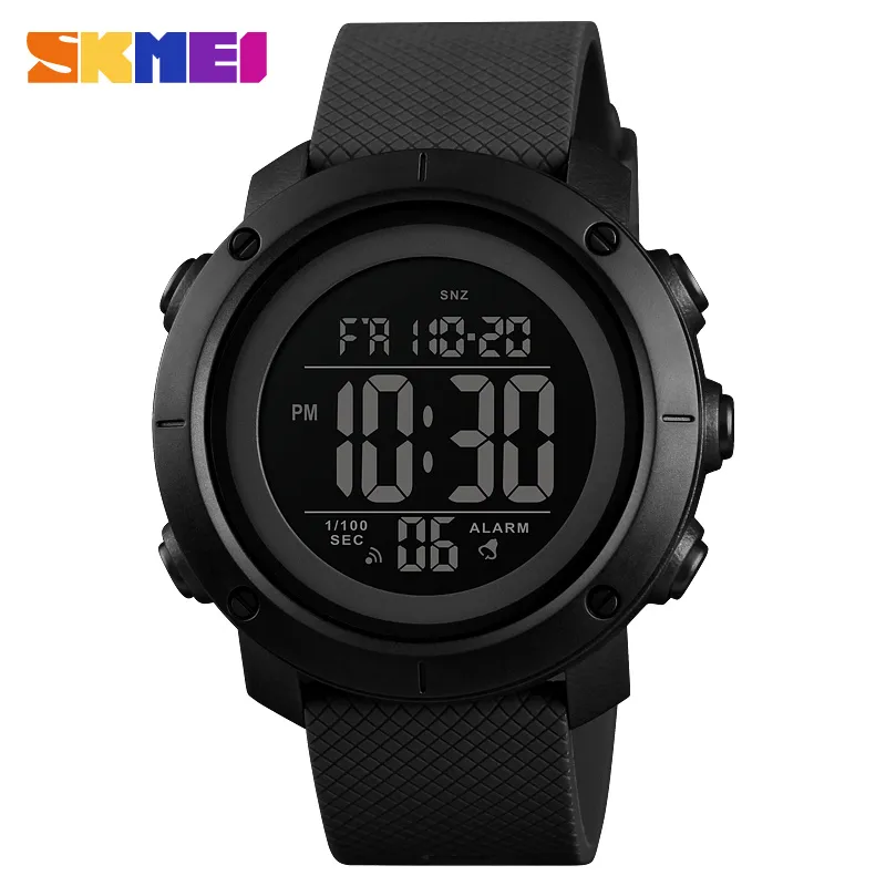 Skmei relógio esportivo masculino de marca de luxo 5bar relógios à prova d'água montre relógio despertador fashion relógio digital 1426217b