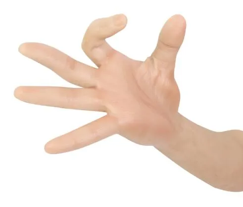 Masques de fête Silicone homme fait haut niveau gant réaliste femme peau artificielle réaliste fausses mains accessoires 278e