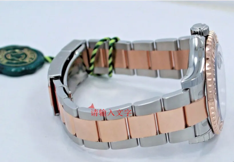 Mens Designer Watches Automatic Watch Men Rose Gold Watch Stainless steel Bracelet Men's Yacht 116621 40mm Sport Wrist Wristw213s