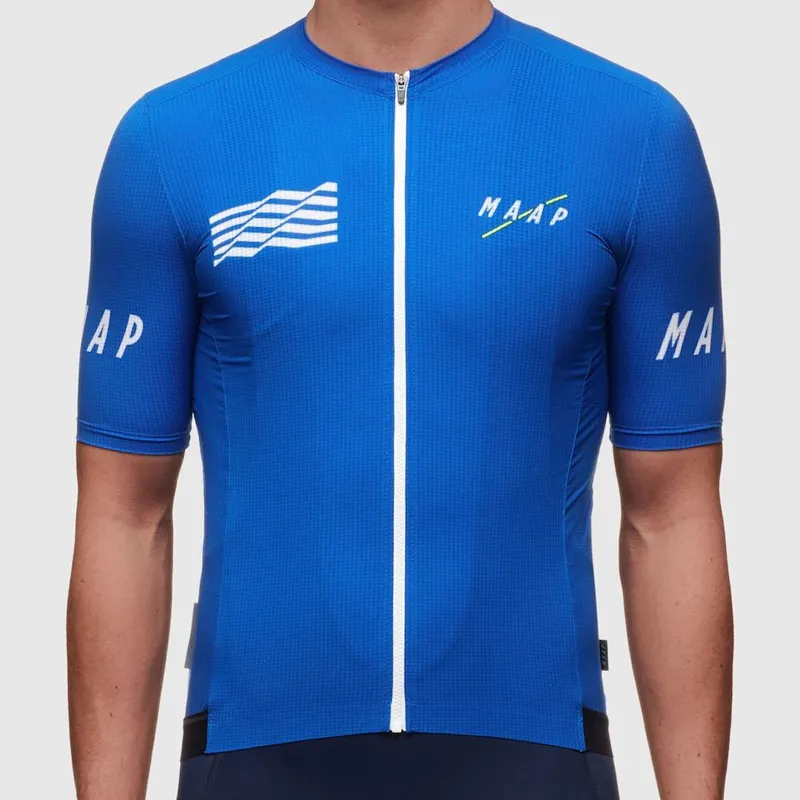 Team MAAP Pro Racing Vêtements 2020 Summer Summer Sleeve Cycling Jersey Mtb Road Bike Riding Shirt