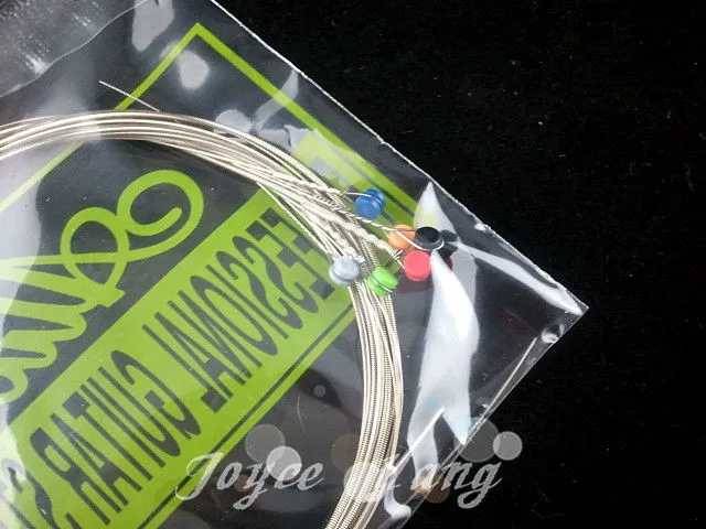 10 комплектов электрогитарных струн Alice A506PSL 1 -й стальные струны красочный шаровой конец 009042in Wolles8393783