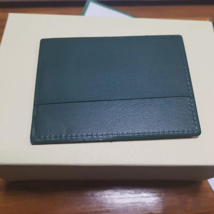 Caja de reloj Caja de reloj de marca verde Original con tarjetas y papeles Certificados Caja de bolsos para 116610 116660 116710 Relojes 11206V