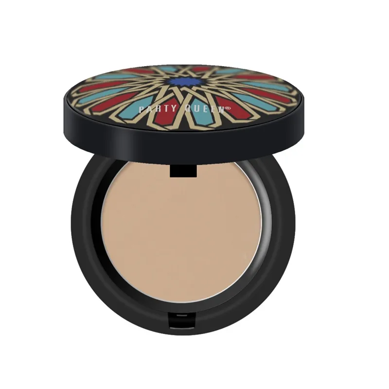 PartyQueen Mineral Setting Powder Lasting Silk UV Pressed Powder Foundation Oil Control Soft Comfortable Extreme Control Face Makeup