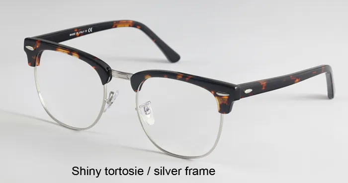 Whole-2019 Designer Brand Club lunettes Master Hommes monture de prescription Femmes Semi Sans Monture RetrOculo De Sol Feminino rétro clear268p