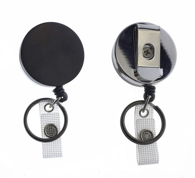 Wire Rope Elastic KeyChain Sporty Recoils Dractable Alarm Key Chain Anti-Lost Telescopic Key Ring Keys Trinken Badge Reel Belt C232E