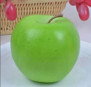 Whole-2016 New Arrival House Decoration Decor Fake BPPLE Artificial Fruit Model Kitchen Party Decorative Green Red BPPLE Mold 268w