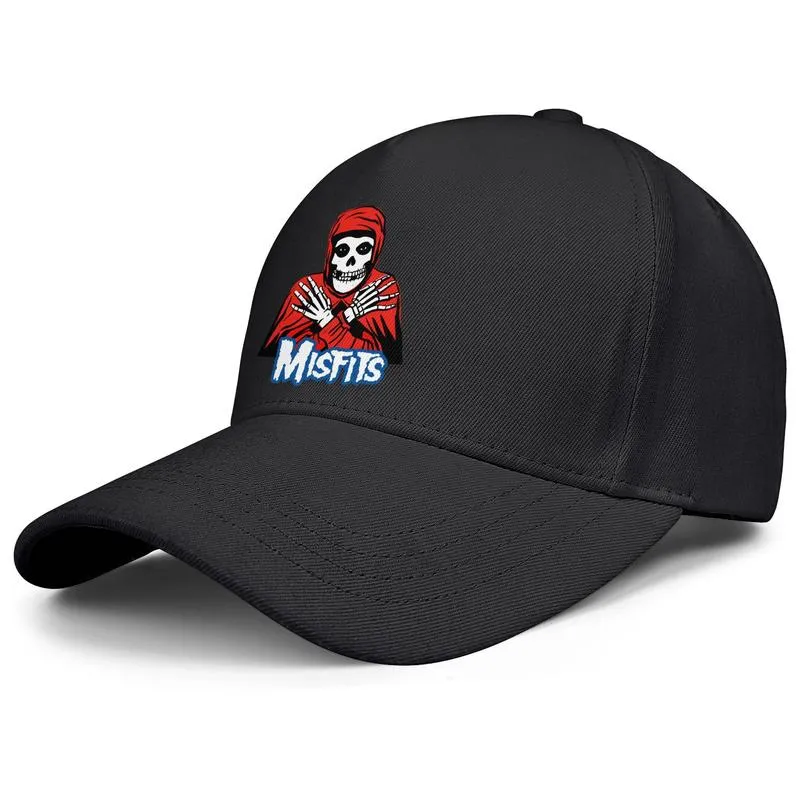 Danzig Misfits Tasarımları Fiend Skull Black Mens ve Kadın Beyzbol Kapağı Tasarımcı Golf Cool Fitted Özel Benzersiz Klasik Şapkalar G2182628