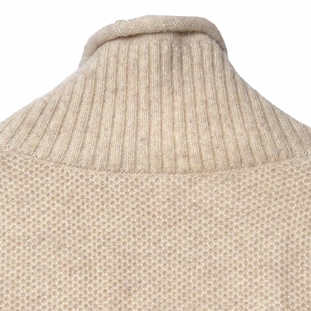 2019 outono inverno manga longa em torno do pescoço cor pura malha pulôver pulseira camisola moda camisola d2616133
