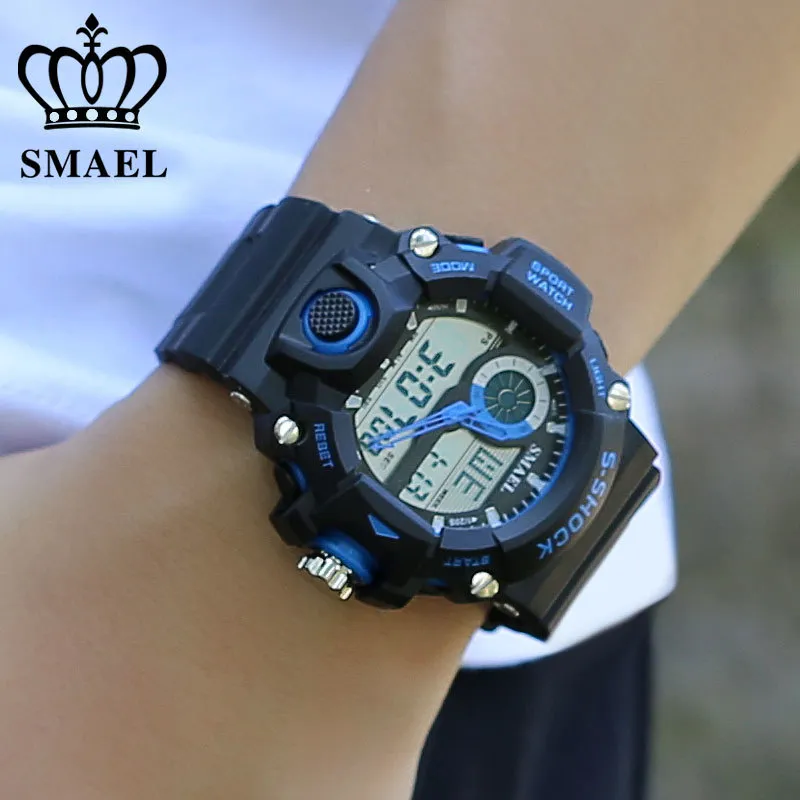 SMAEL часы мужские военные армейские часы светодиодные цифровые мужские спортивные наручные часы мужской подарок аналоговые шоковые часы Relogio Masculino Reloj LY19269d