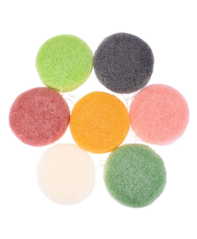 Organic Nature Konjac Sponge cosmetic puff sponge Face cleaning Skin wash makeup tools face cleanser body cleaning tools