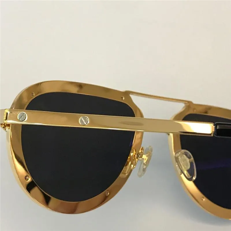 Moda Design Óculos de sol 0195 quadro piloto Pop de verão simples Estilo de venda UV400 Proteção ao ar livre Eyewear2973