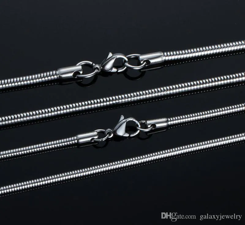 YHAMNI 3 мм 4 мм оригинальные 925 серебряные ожерелья-цепочки в виде змеи для женщин и мужчин 16-24 дюймов эффектные ожерелья свадебные украшения N193-3 4293C