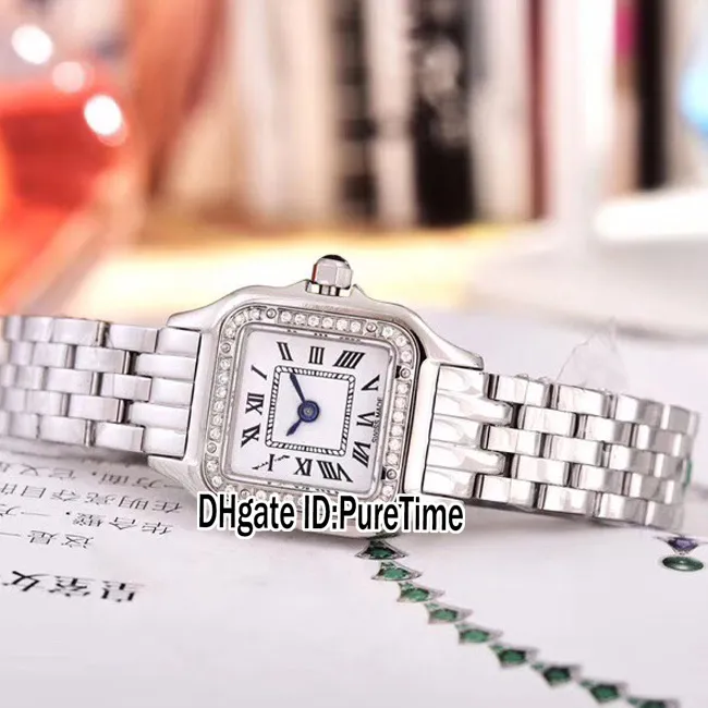 Nouveau WJPN0008 WJPN0009 lunette en or rose diamant 27mm 22mm cadran blanc montre à quartz suisse pour femme montres en acier inoxydable Pureti2078