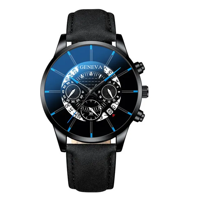 2019 mode genève montres pour hommes en cuir montre-bracelet à Quartz montre de Sport pour hommes horloge masculine Relogio Masculino2830