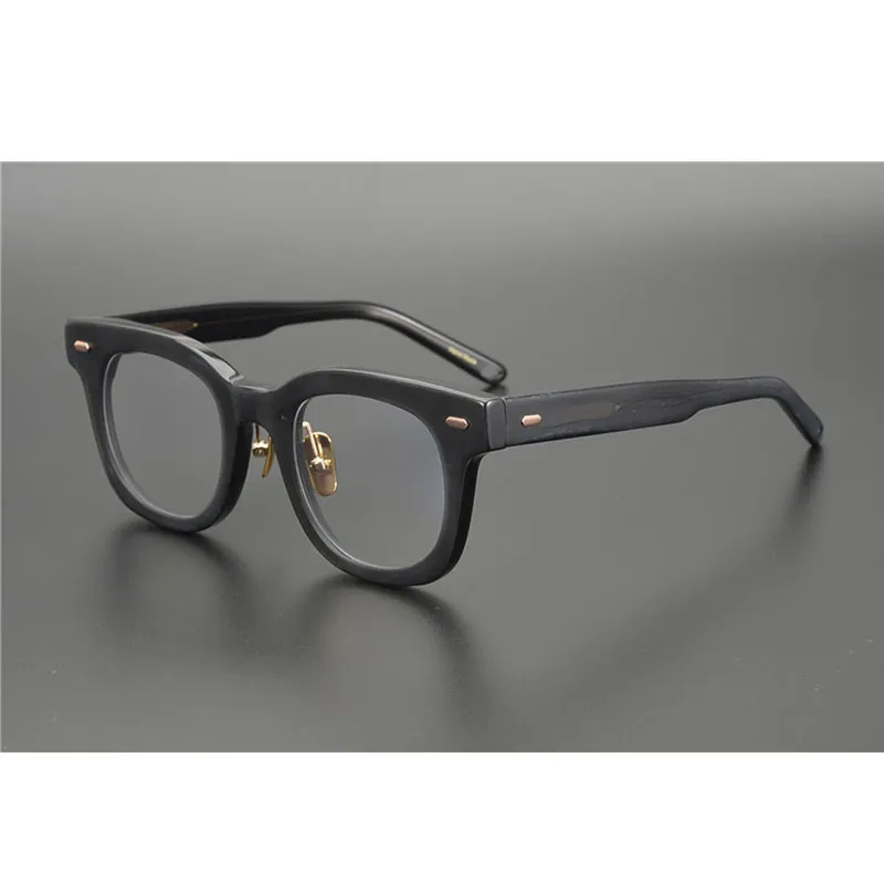Japón tortuga gafas hechas a mano personalidad retro marco de acetato marco hombres y mujeres literario cara pequeña miopía prescripción glass324t