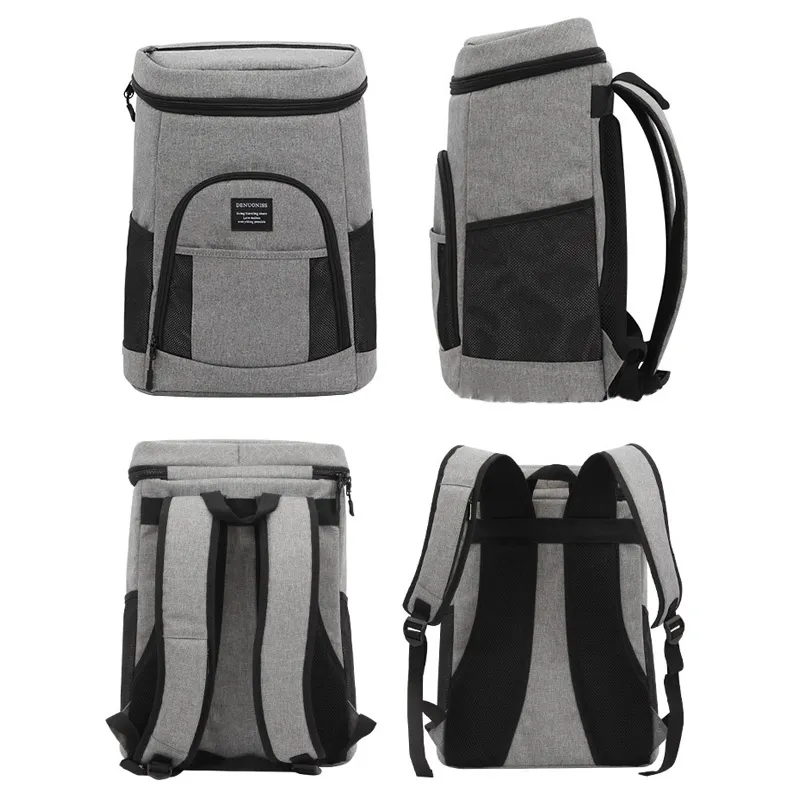 Saco de piquenique isolado com refrigerador térmico padrão funcional para trabalho escalada mochila de viagem lancheira bolsa térmica loncheras296a