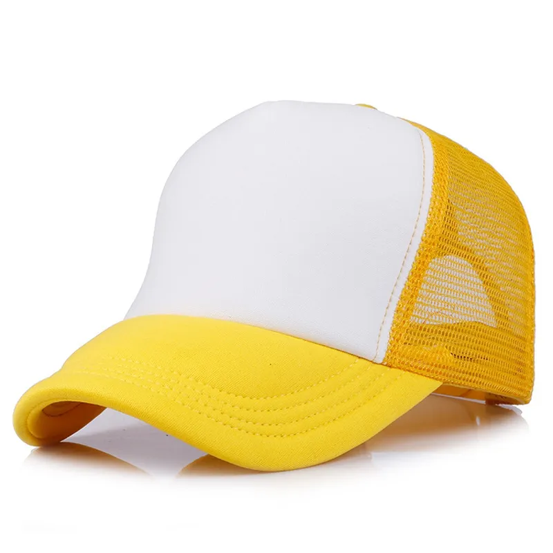 10 pçs / lote crianças meninos meninas júnior malha do vintage snapback boné cauda caçoa beisebol chapéu ajustável primavera verão praia outdoor street sunhat