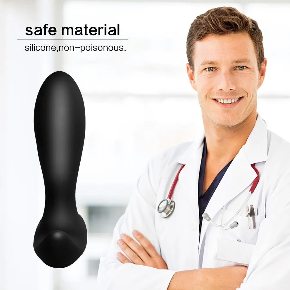 10 Modo Vibradores Anal Massageador masculino Vibrando plugues de bujão anal vibratória para mulheres USB brinquedos sexuais recarregáveis para homens Y1209991