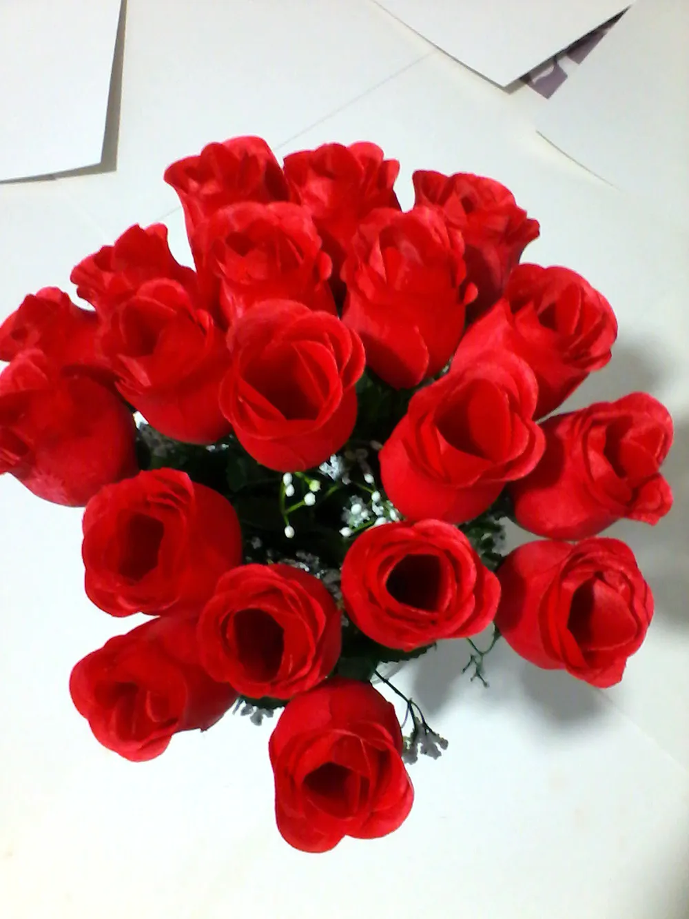 es hermosas flores rosas artificiales suministros de decoración del hogar fiesta festiva Día de San Valentín regalos de flores falsas