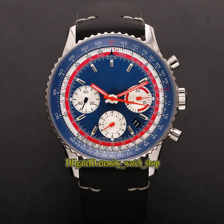 V9F TOP B01 AB01211B1B1X2 SWISSAIR EDITION ETA A7750 Automatic Chronograph Mens Watch Twe Two Rotation Pozel Sport Stopwat187M