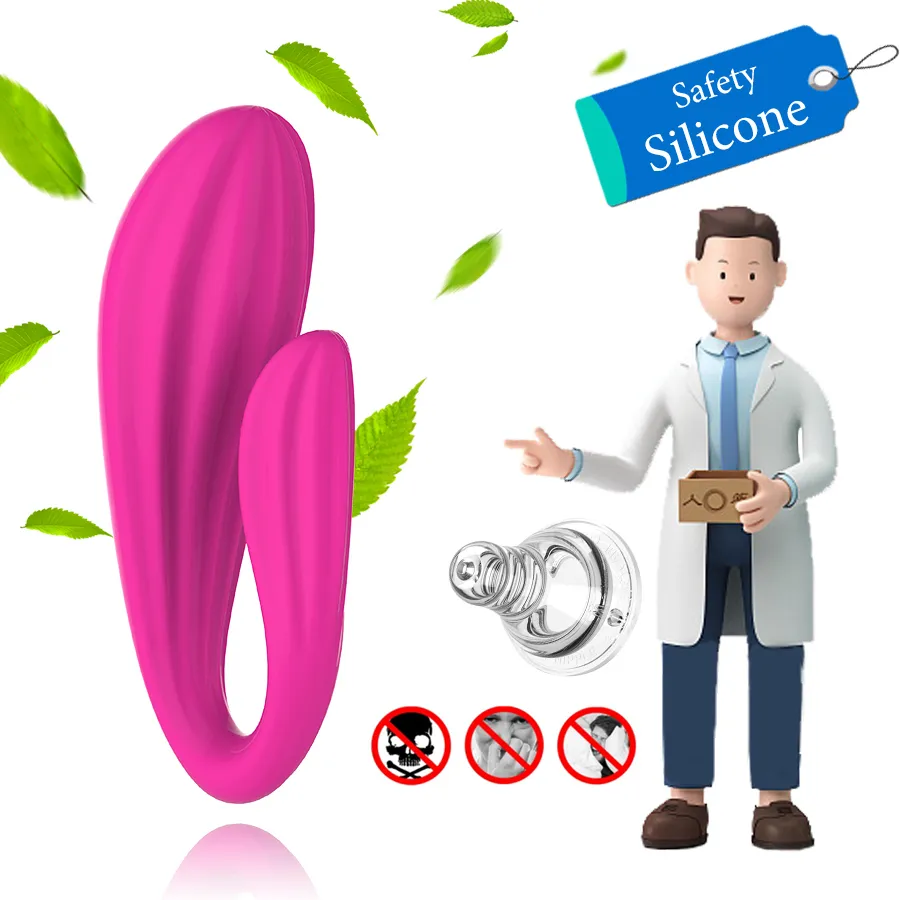 FLXUR 10 modalità vibratore le coppie G-Spot stimolare il tipo U Wireless Dildo Mutandine in silicone femminile masturbarsi giocattolo del sesso adulti Y201118