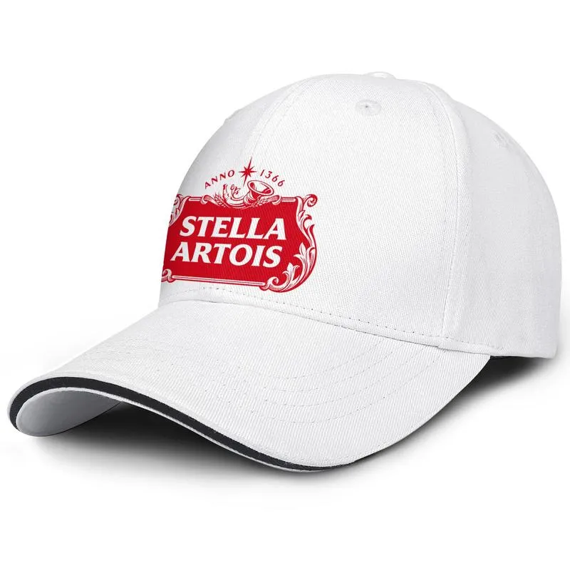 Unisex Stella Artois Logo Modna Moda Baseball Kanapka Kanapka pusta drużyna kierowca ciężarówki Cap Stella Artois Premium Belgian Logo A2780442