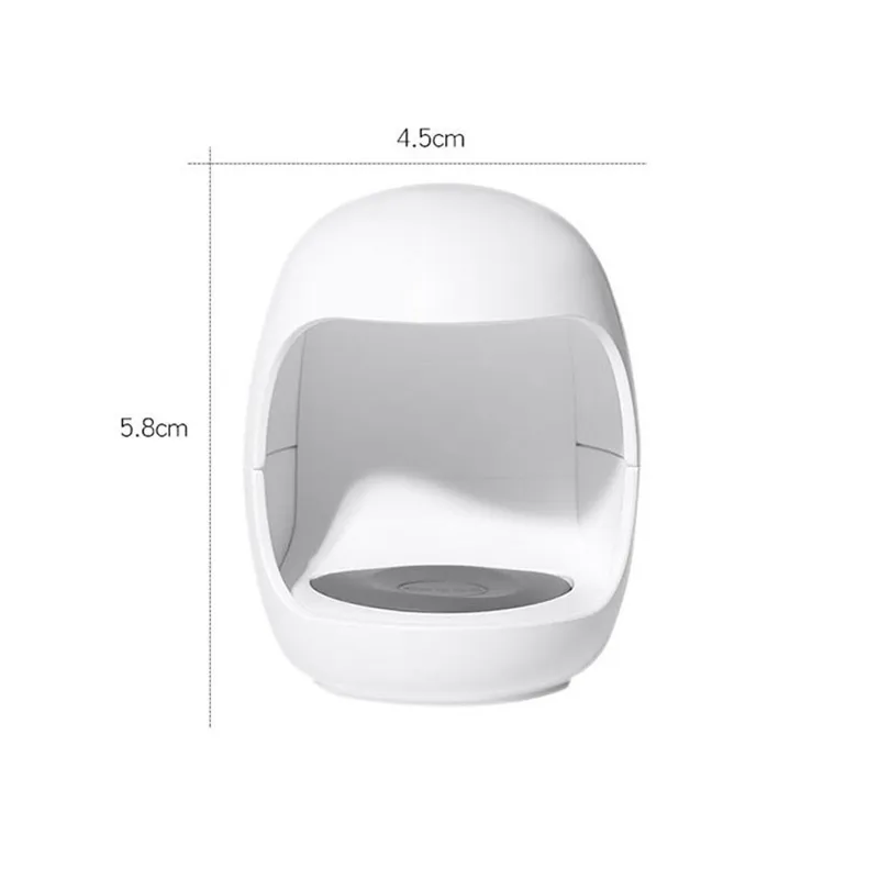 Egg Shape 3W UV LED Lamp for Nail Single Finger Lamp Nail Gel Polish Dryer Drying Machine Smart Sensor 45s / 60s