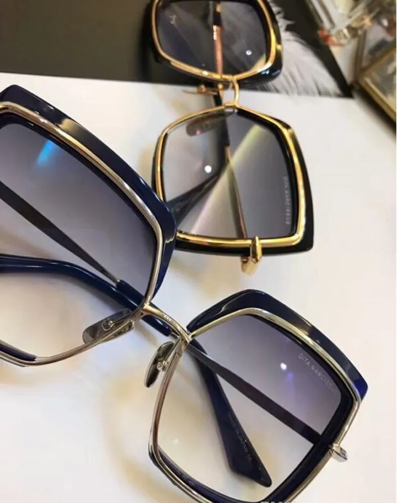 Lüks-kadın narsus krem ​​kaplumbağa gül altın koyu kahverengi gölgeli güneş gözlükleri gafas de sol tasarımcı güneş gözlüğü vintage gözlükleri yeni 286J